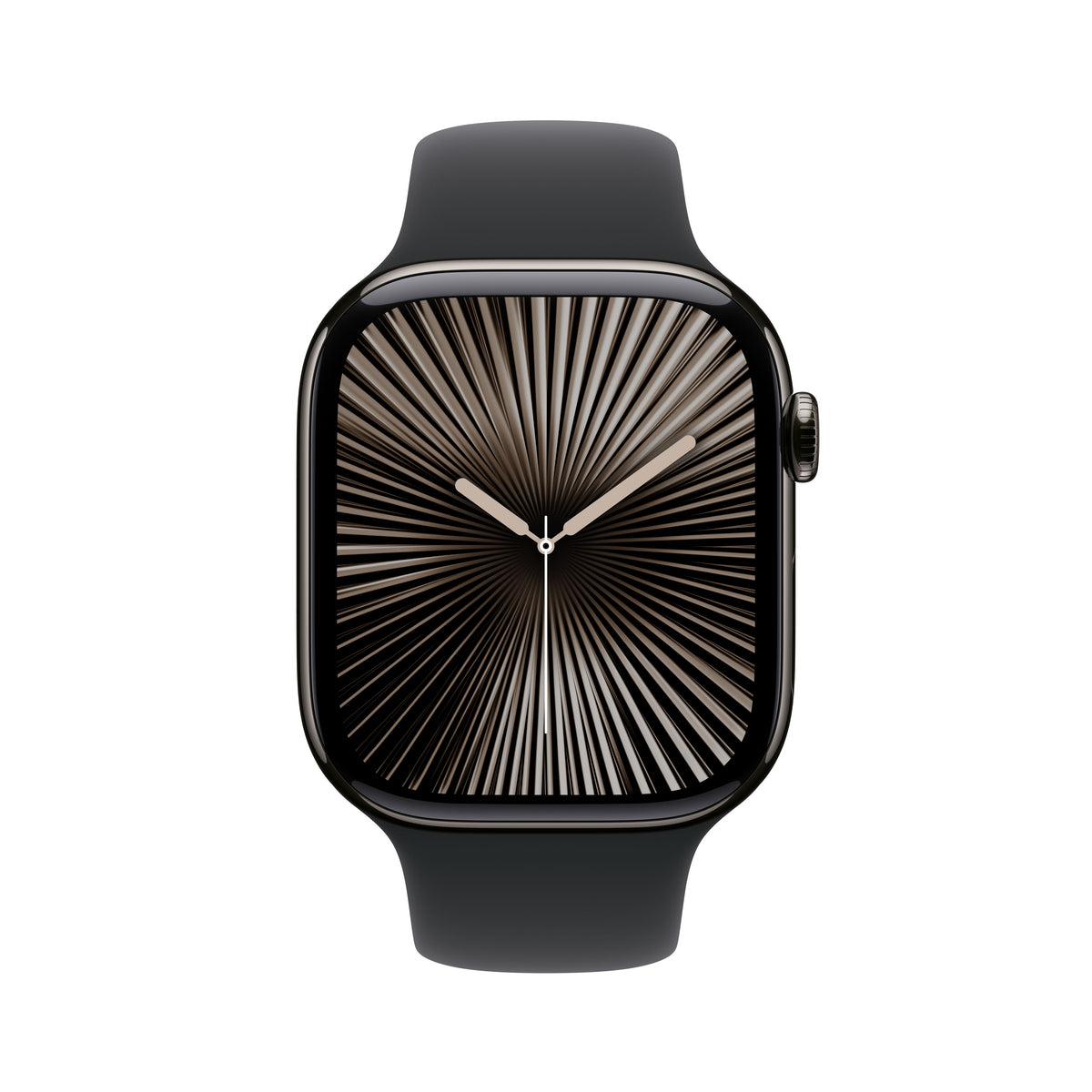 Apple Watch Series 10 GPS + Cellular 46mm Slate Titanium Case with Black Sport Band - M/L - iSTYLE BG