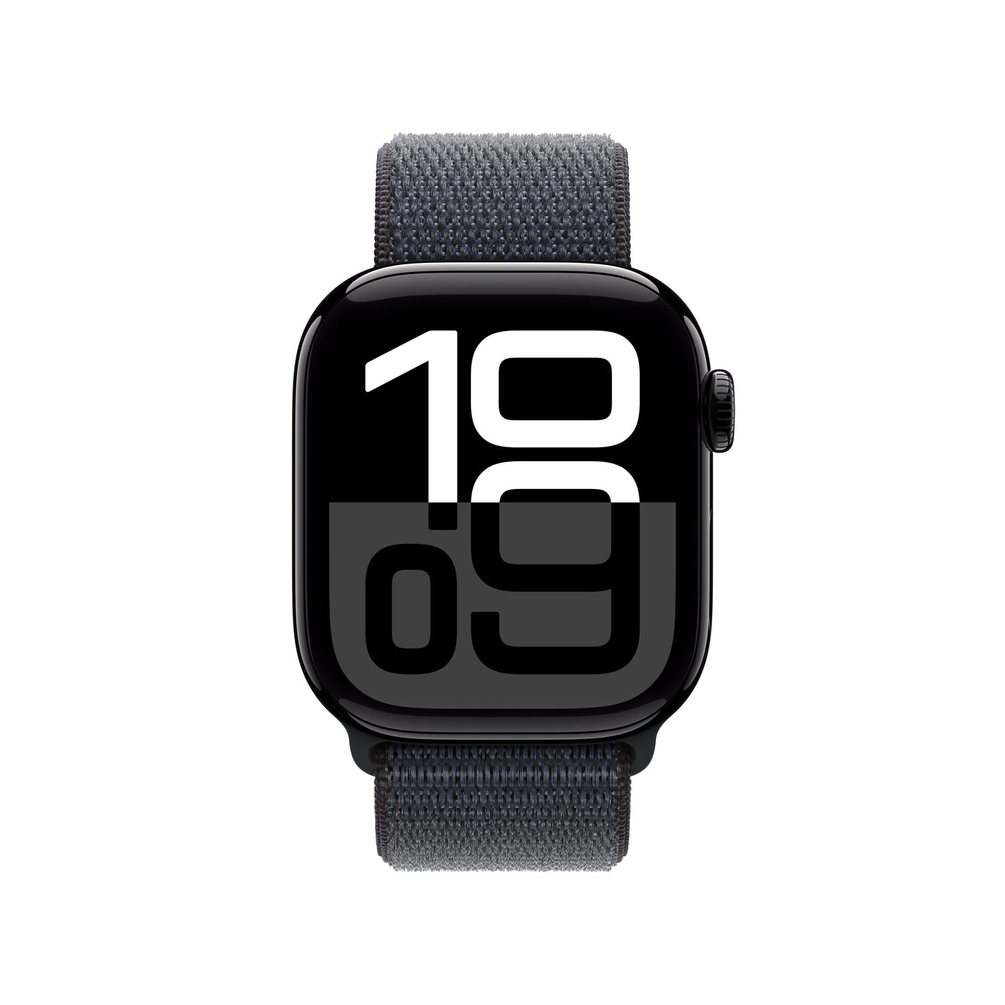 Apple Watch Series 10 GPS 42mm Jet Black Aluminium Case with Ink Sport Loop - iSTYLE BG