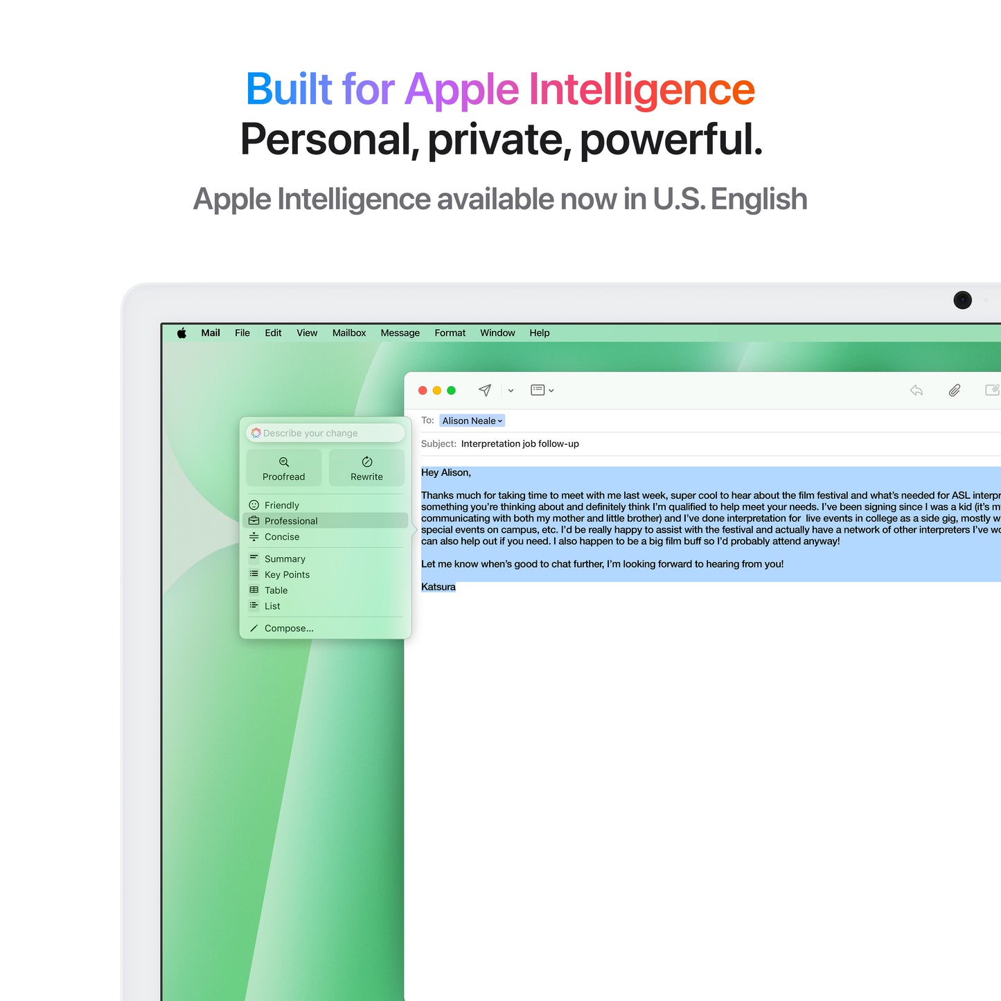 24-inch iMac with Retina 4.5K display: Apple M4 chip with 8-core CPU and 8‑core GPU, 256GB SSD - Green - iSTYLE BG