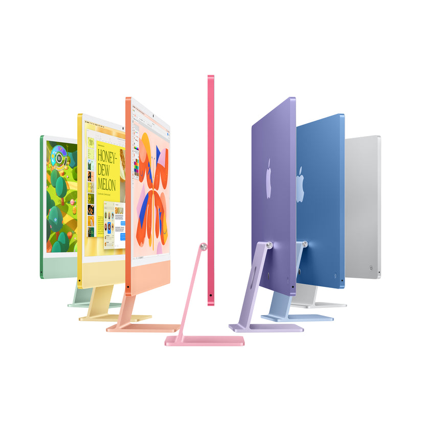 24-inch iMac with Retina 4.5K display: Apple M4 chip with 10-core CPU and 10-core GPU, 256GB SSD - Blue - iSTYLE BG