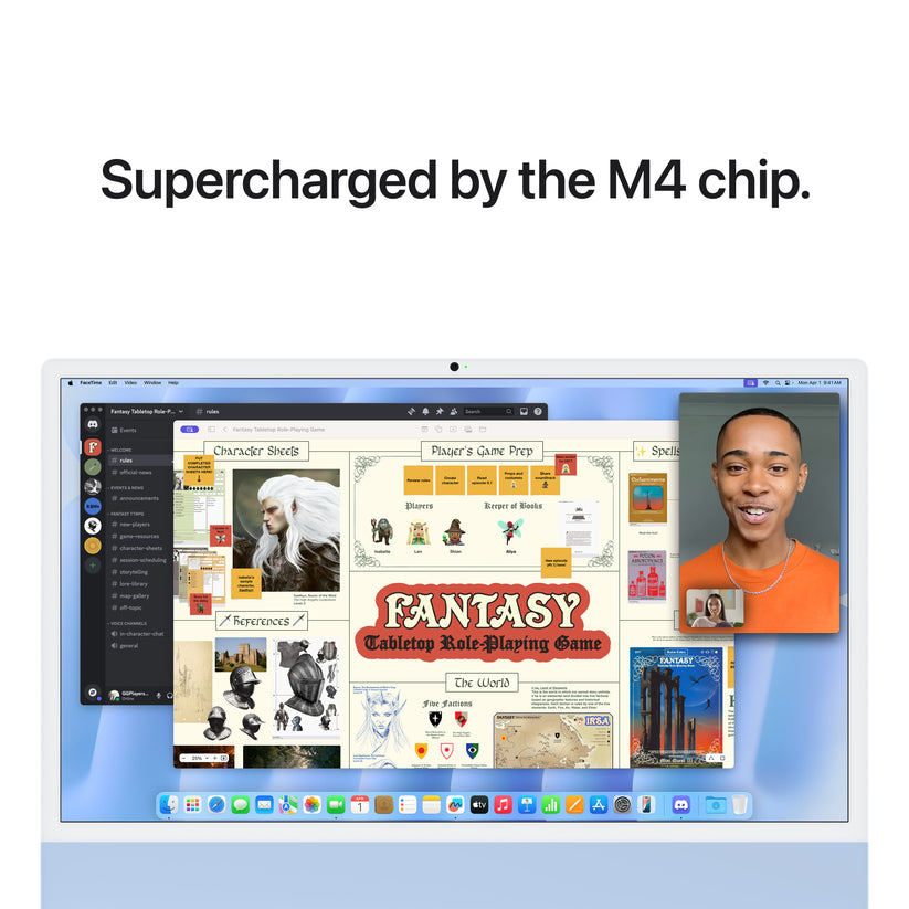 24-inch iMac with Retina 4.5K display: Apple M4 chip with 10-core CPU and 10-core GPU, 256GB SSD - Blue - iSTYLE BG