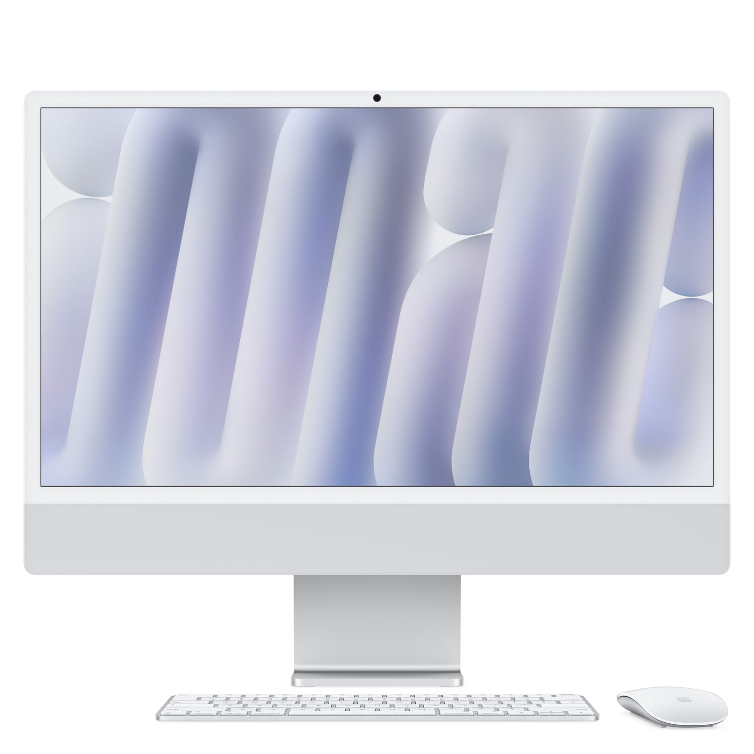 24-inch iMac with Retina 4.5K display: Apple M4 chip with 10-core CPU and 10-core GPU, 256GB SSD - Silver - iSTYLE BG