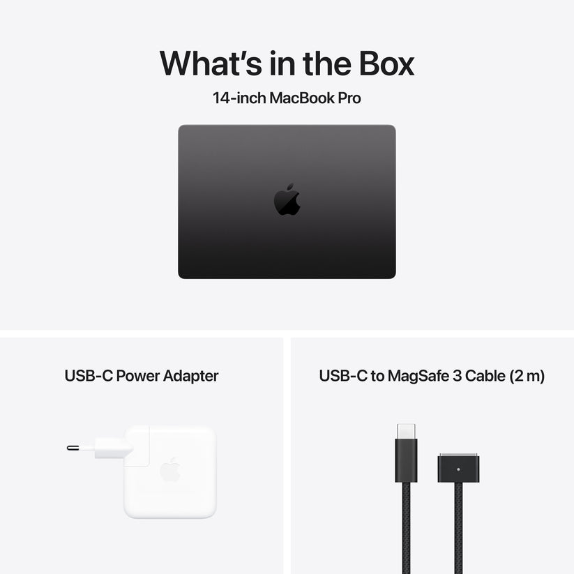 14-inch MacBook Pro: Apple M4 chip with 10-core CPU and 10-core GPU, 512GB SSD - Space Black - iSTYLE BG