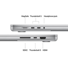 16-inch MacBook Pro: Apple M4 Max chip with 14‑core CPU and 32‑core GPU, 1TB SSD - Silver - iSTYLE BG