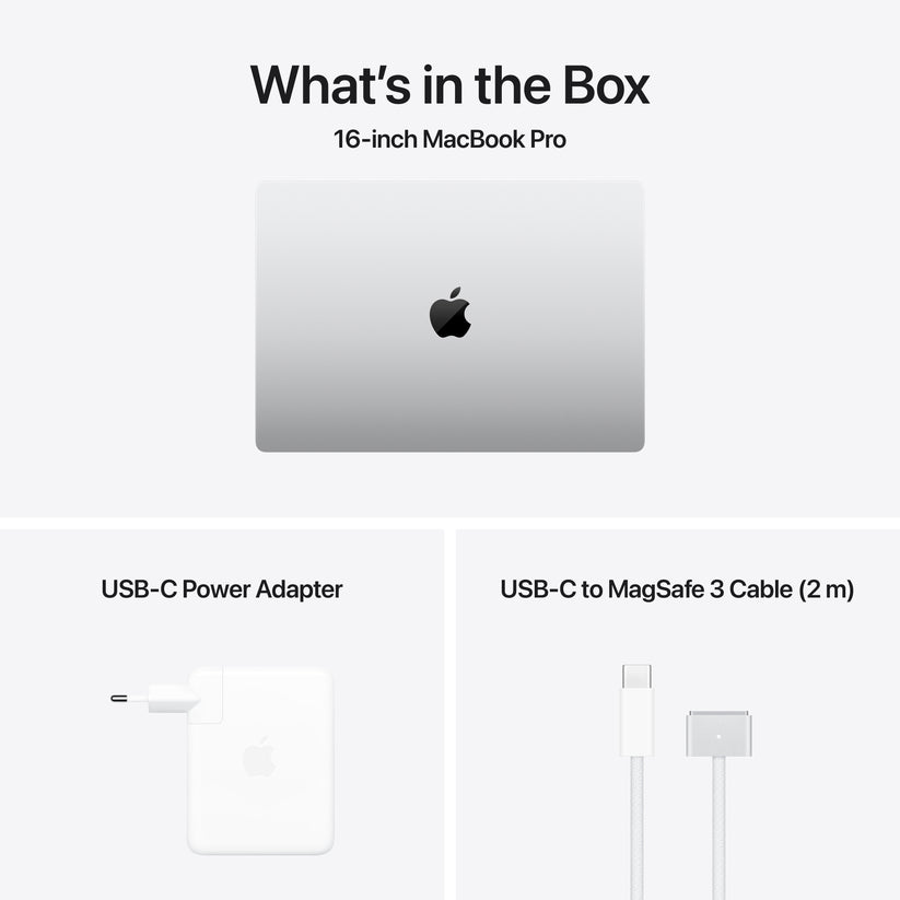 16-inch MacBook Pro: Apple M4 Max chip with 16‑core CPU and 40‑core GPU, 1TB SSD - Silver - iSTYLE BG