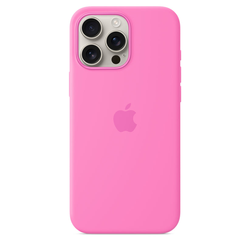 iPhone 16 Pro Max Silicone Case with MagSafe – Peony - iSTYLE BG