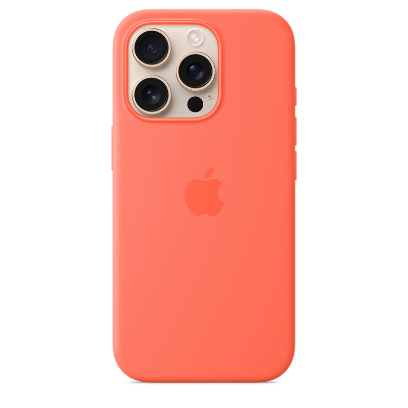 iPhone 16 Pro Silicone Case with MagSafe - Tangerine - iSTYLE BG