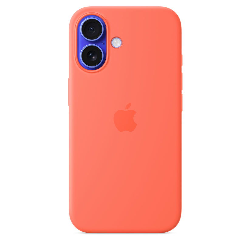 iPhone 16 Silicone Case with MagSafe – Tangerine - iSTYLE BG