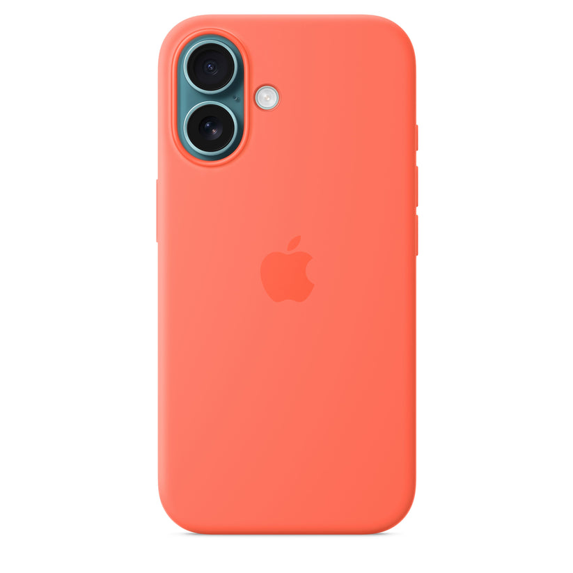 iPhone 16 Silicone Case with MagSafe – Tangerine - iSTYLE BG