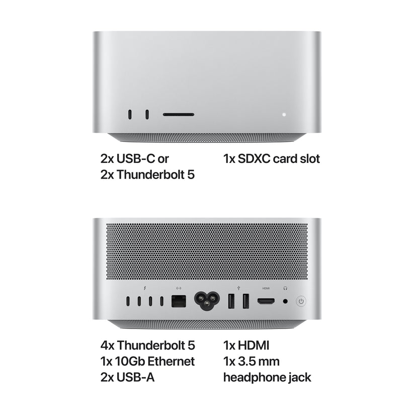Mac Studio: Apple M3 Ultra with 28-core CPU and 60-core GPU, 1TB SSD - iSTYLE BG