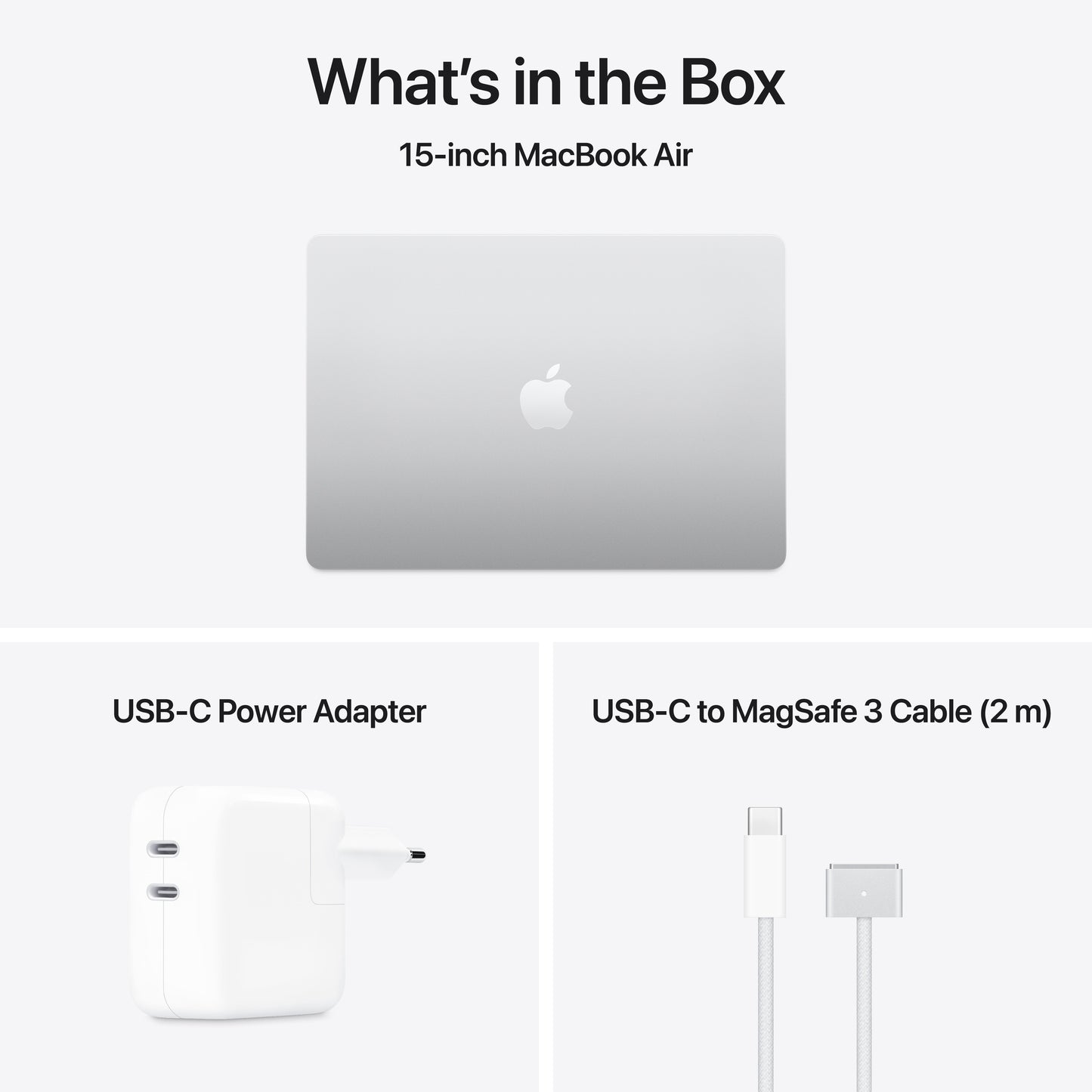 15-inch MacBook Air: Apple M4 chip with 10-core CPU and 10-core GPU, 256GB SSD - Silver - iSTYLE BG