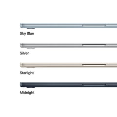 15-inch MacBook Air: Apple M4 chip with 10-core CPU and 10-core GPU, 256GB SSD - Starlight - iSTYLE BG