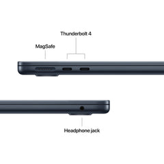 13-inch MacBook Air: Apple M4 chip with 10-core CPU and 10-core GPU, 512GB SSD - Midnight - iSTYLE BG