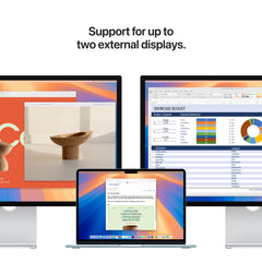 13-inch MacBook Air: Apple M4 chip with 10-core CPU and 10-core GPU, 512GB SSD - Midnight - iSTYLE BG