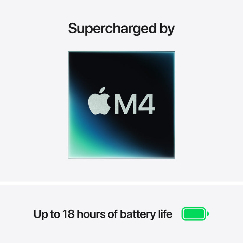 13-inch MacBook Air: Apple M4 chip with 10-core CPU and 10-core GPU, 512GB SSD - Silver - iSTYLE BG