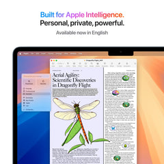 13-инчов MacBook Air: Apple M4 чип с 10-ядрен CPU и 10-ядрен GPU, 2TB SSD, 16GB RAM, Russian - Silver CTO