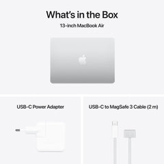 13-инчов MacBook Air: Apple M4 чип с 10-ядрен CPU и 10-ядрен GPU, 1TB SSD, 24GB RAM, Български (БДС) - Silver CTO