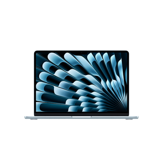 Разопакован MacBook Air 13 - M4 чип с 10‑ядрен CPU и 8‑ядрен GPU, 16GB, 256GB SSD, Sky Blue - iSTYLE.bg