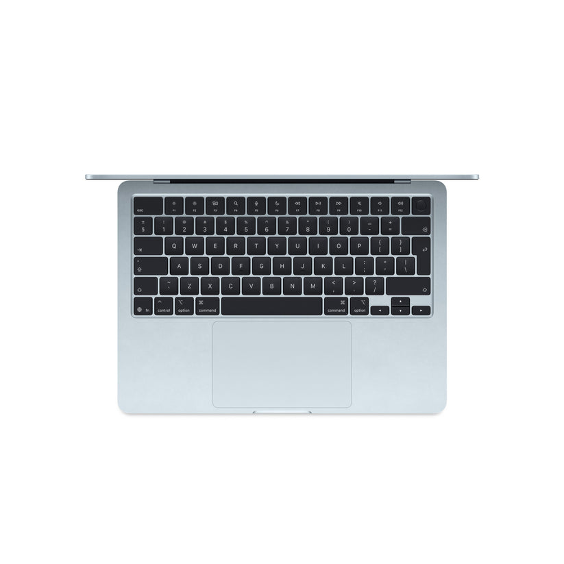13-инчов MacBook Air: Apple M4 чип с 10-ядрен CPU и 10-ядрен GPU, 2TB SSD, 24GB RAM, German - Sky Blue CTO