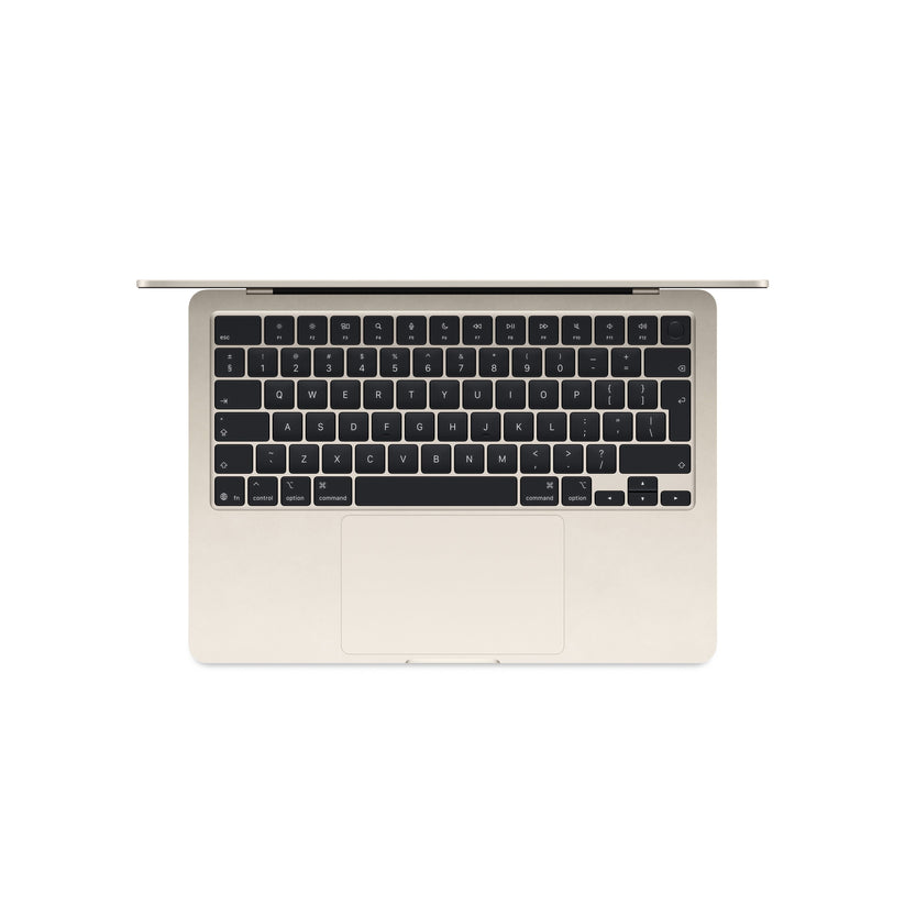13-инчов MacBook Air: Apple M4 чип с 10-ядрен CPU и 10-ядрен GPU, 256GB SSD, 16GB RAM, US English - Starlight CTO