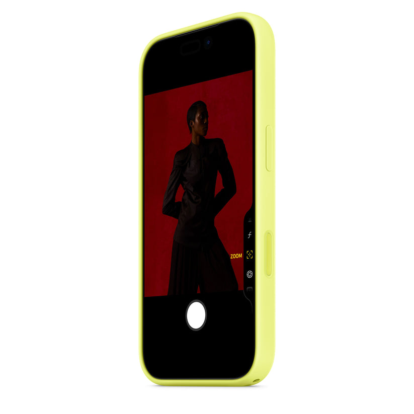 iPhone 17 Pro Silicone Case with MagSafe – Neon Yellow - iSTYLE BG