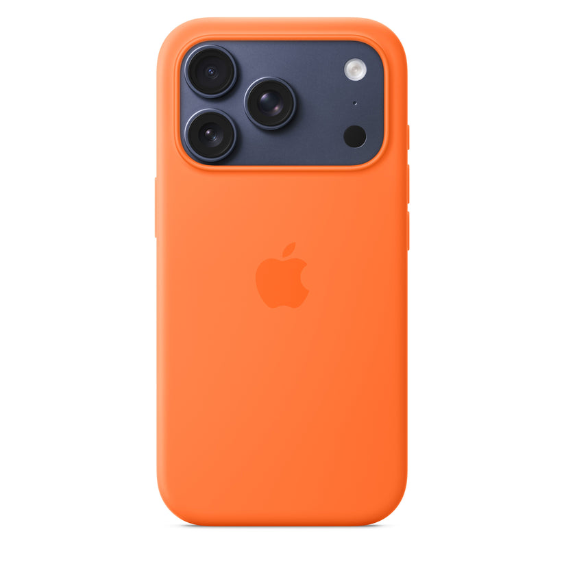 iPhone 17 Pro Silicone Case with MagSafe – Orange - iSTYLE BG