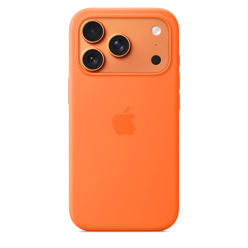 iPhone 17 Pro Silicone Case with MagSafe – Orange - iSTYLE BG