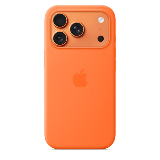 iPhone 17 Pro Silicone Case with MagSafe – Orange - iSTYLE BG