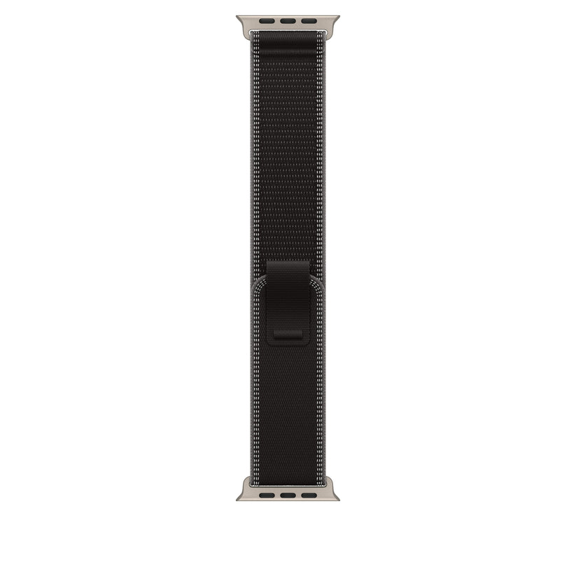 49mm Black/Charcoal Trail Loop – S/M - Natural Titanium Finish - iSTYLE BG