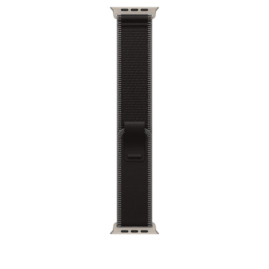 49mm Black/Charcoal Trail Loop – S/M - Natural Titanium Finish - iSTYLE BG