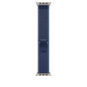 49mm Blue/Bright Blue Trail Loop – M/L - Natural Titanium Finish - iSTYLE BG