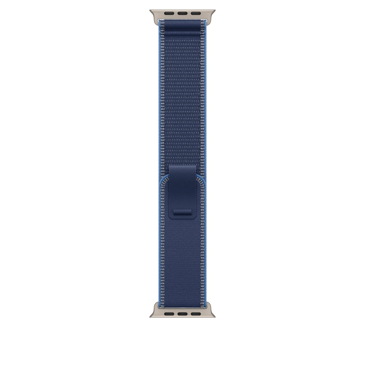 49mm Blue/Bright Blue Trail Loop – S/M - Natural Titanium Finish - iSTYLE BG