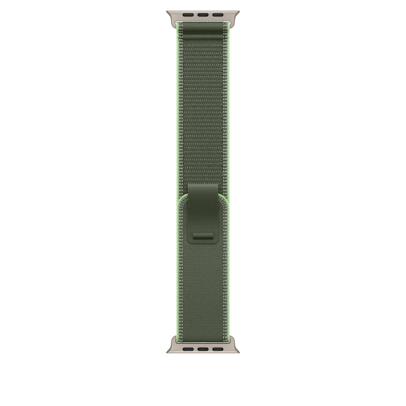 49mm Green/Neon Trail Loop – M/L - Natural Titanium Finish - iSTYLE BG