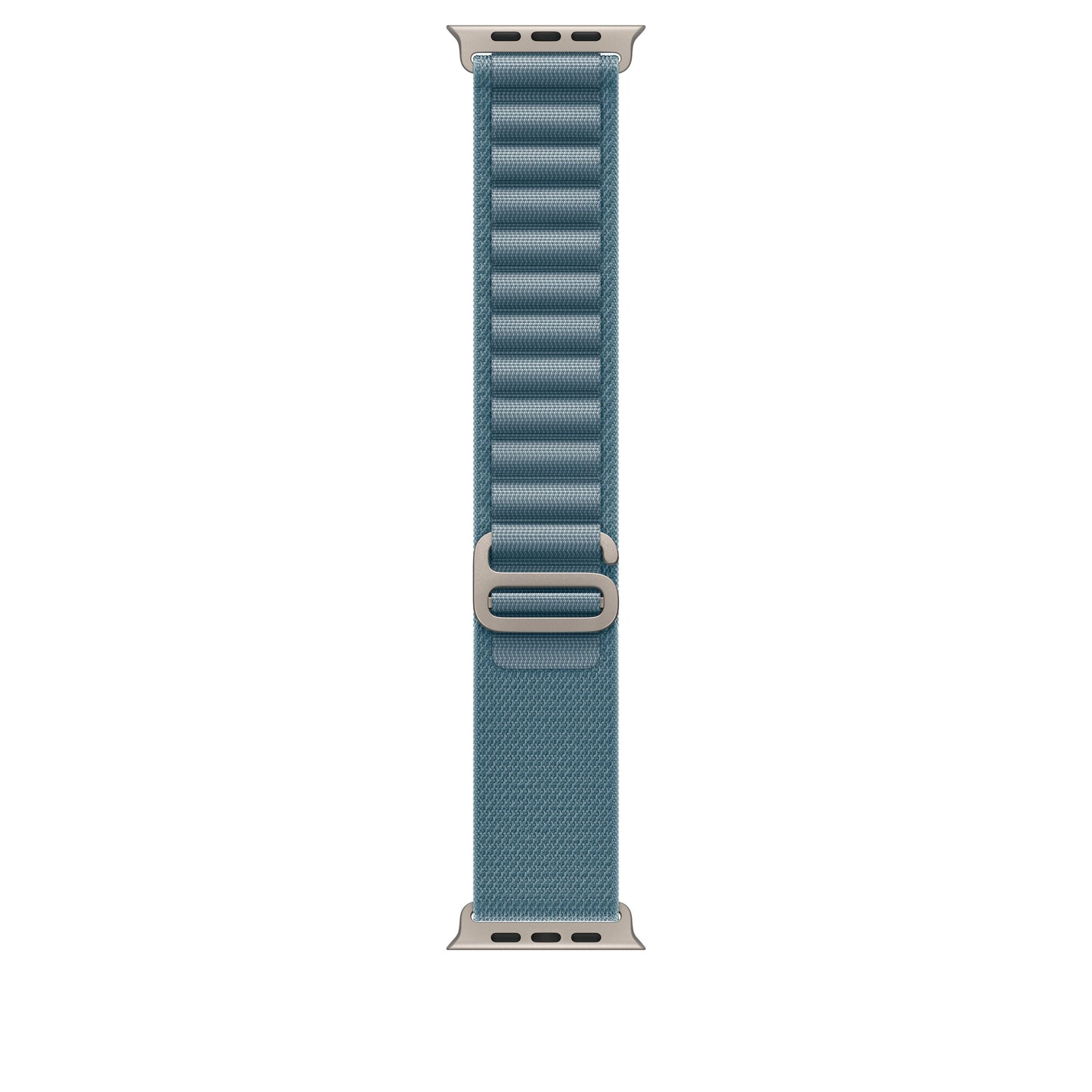 49mm Light Blue Alpine Loop - Large - Natural Titanium Finish - iSTYLE BG