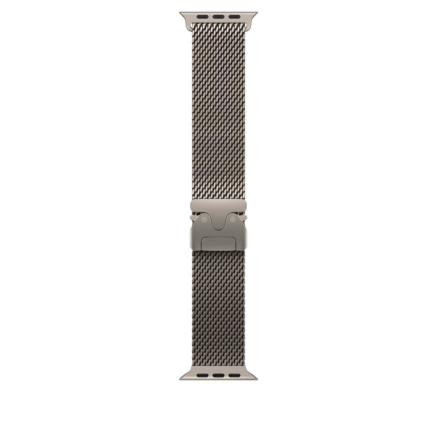49mm Natural Titanium Milanese Loop - Large - iSTYLE BG