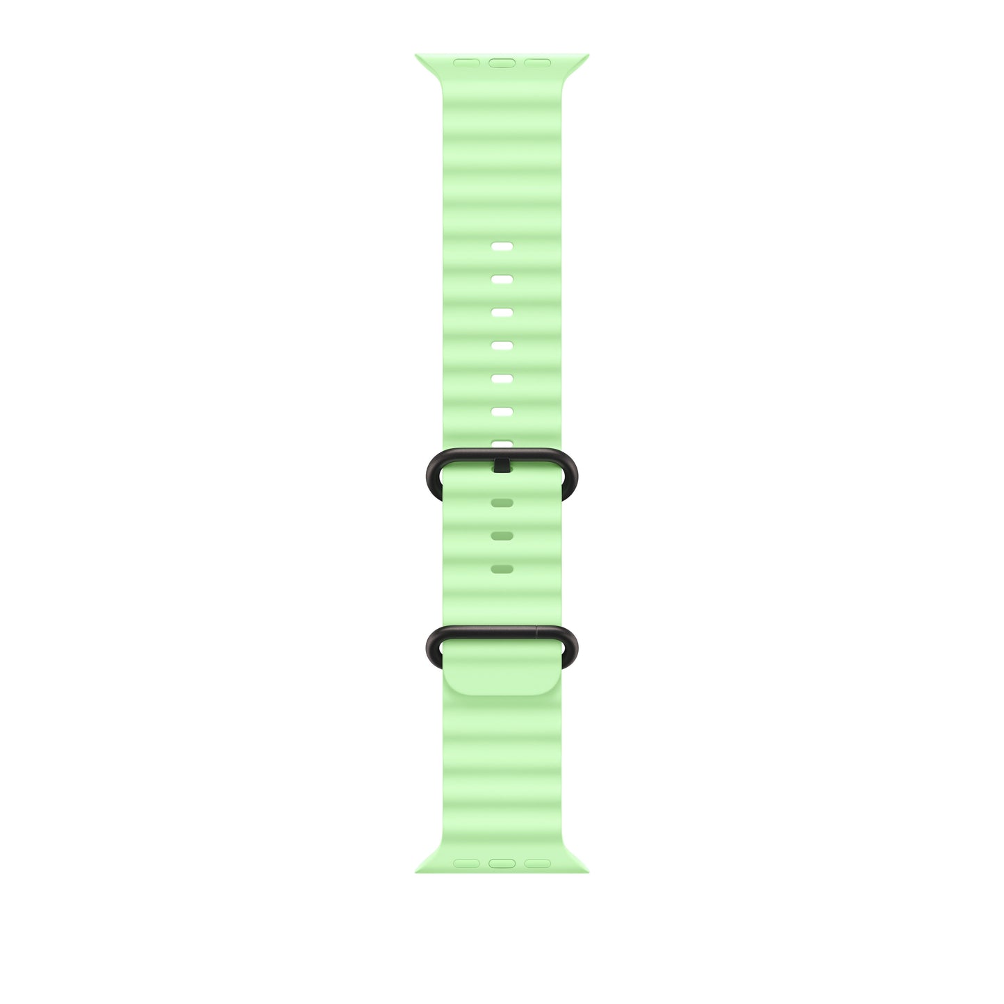 49mm Neon Green Ocean Band - Black Titanium Finish - iSTYLE BG