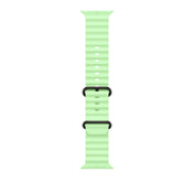 49mm Neon Green Ocean Band - Black Titanium Finish - iSTYLE BG
