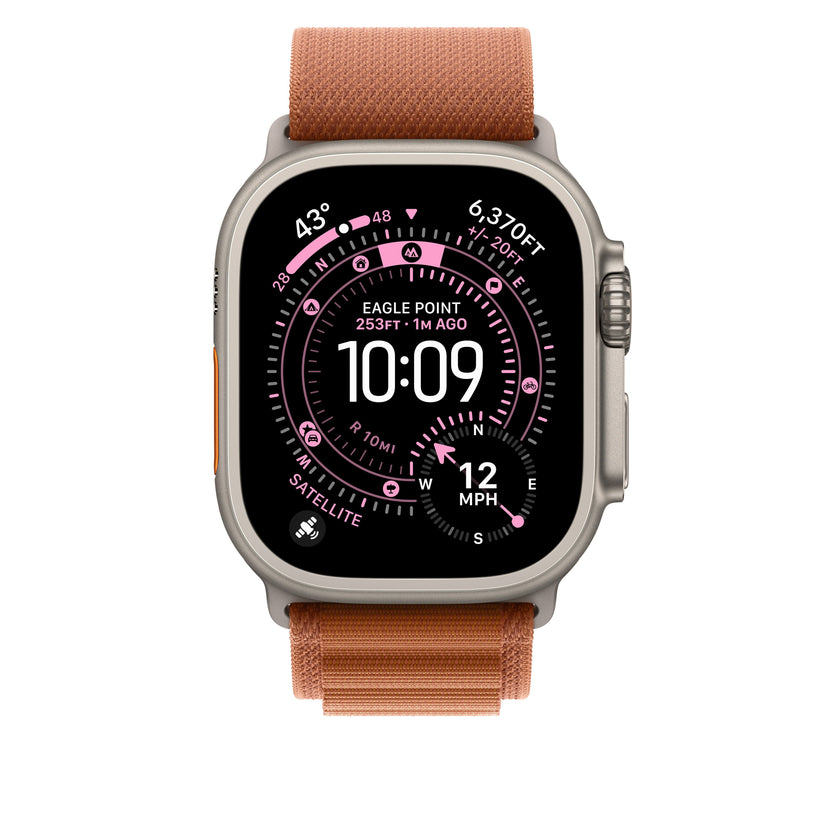 49mm Terracotta Alpine Loop - Large - Natural Titanium Finish - iSTYLE BG