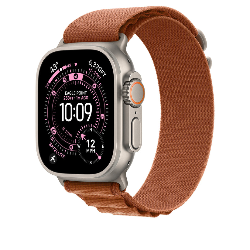 49mm Terracotta Alpine Loop - Medium - Natural Titanium Finish - iSTYLE BG