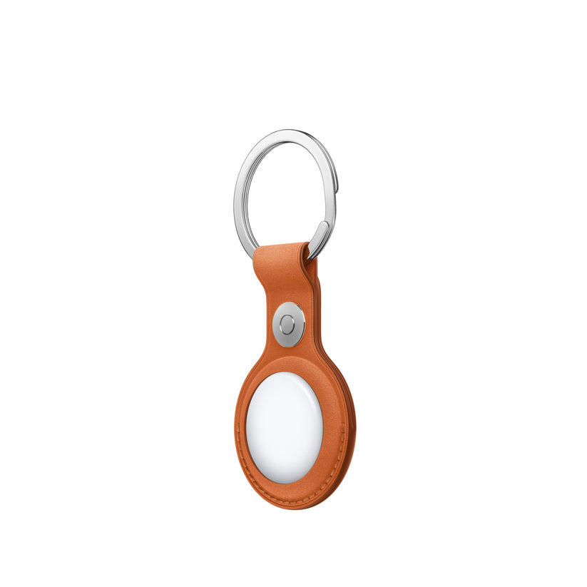 AirTag FineWoven Key Ring - Fox Orange - iSTYLE BG