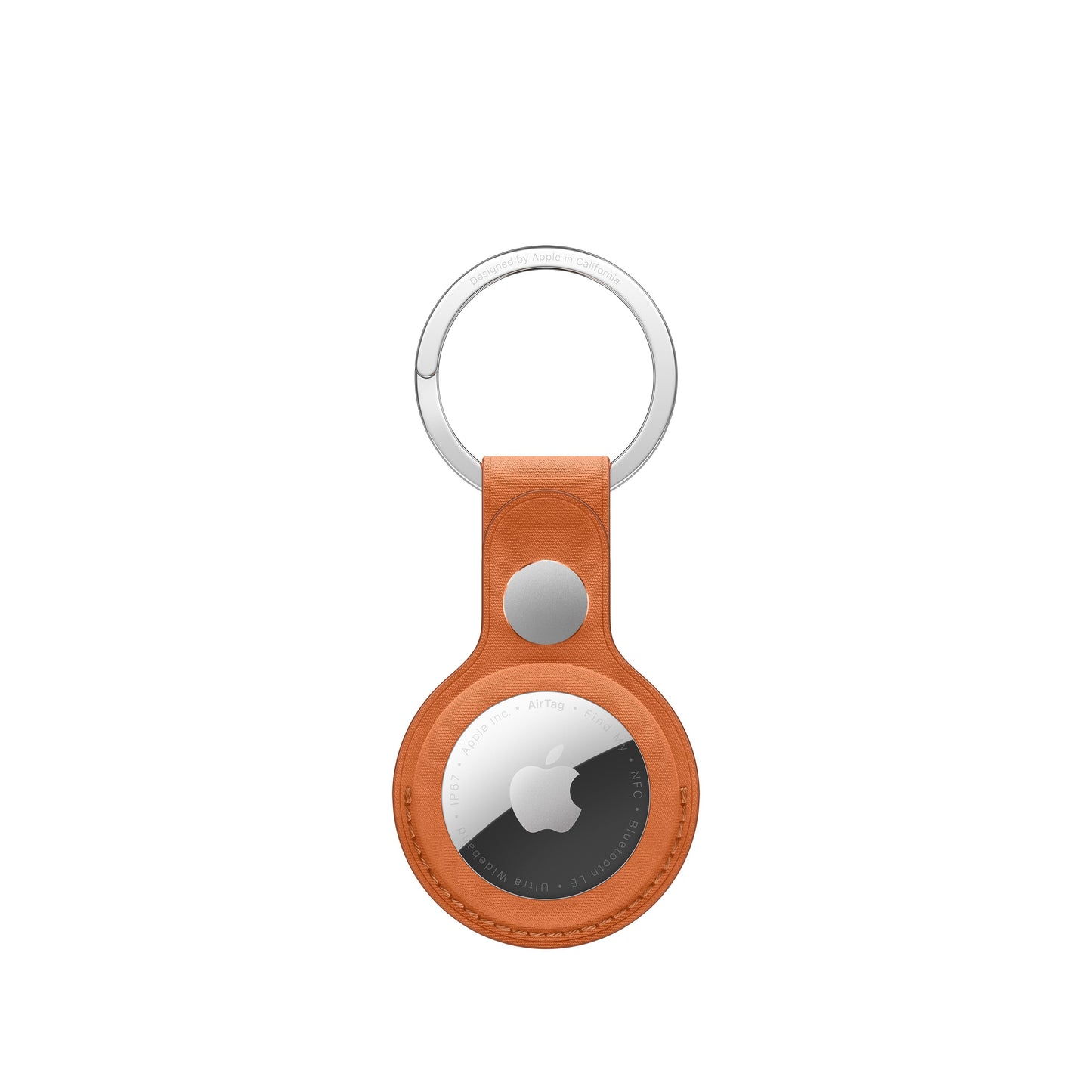 AirTag FineWoven Key Ring - Fox Orange - iSTYLE BG