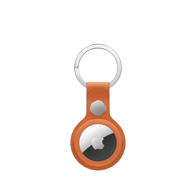 AirTag FineWoven Key Ring - Fox Orange - iSTYLE BG