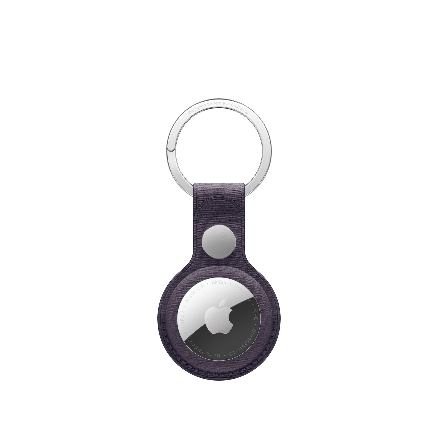 AirTag FineWoven Key Ring - Midnight Purple - iSTYLE BG