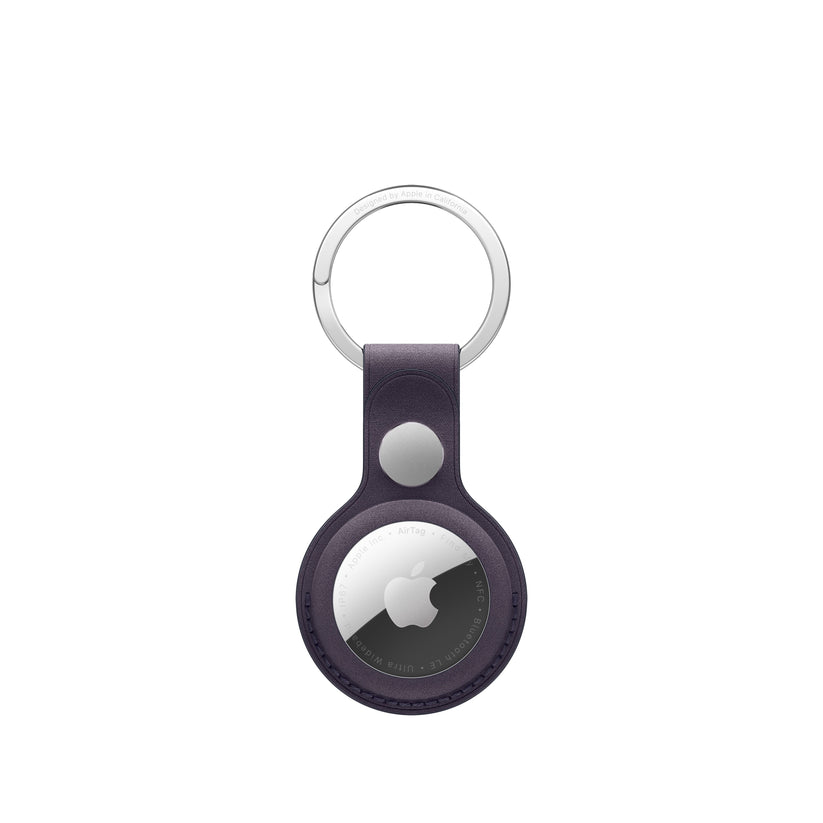 AirTag FineWoven Key Ring - Midnight Purple - iSTYLE BG