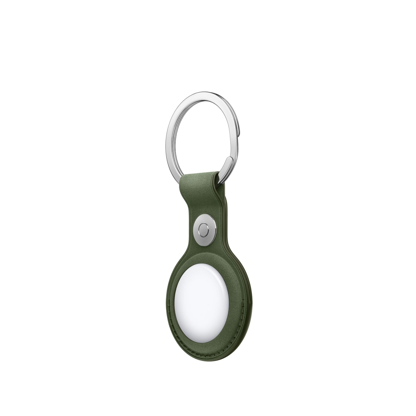 AirTag FineWoven Key Ring - Moss - iSTYLE BG