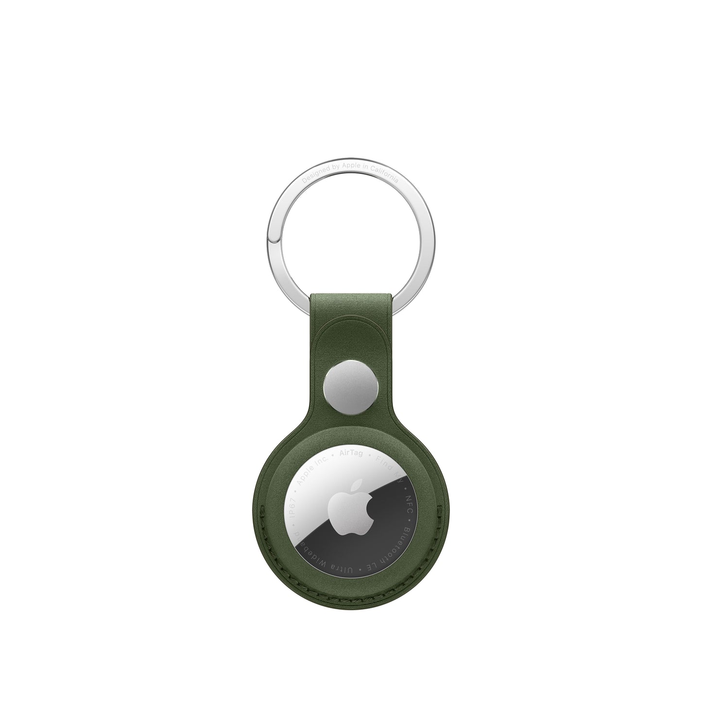 AirTag FineWoven Key Ring - Moss - iSTYLE BG