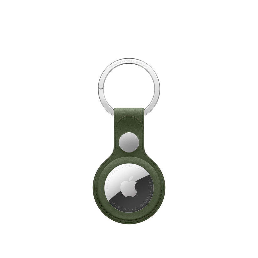 AirTag FineWoven Key Ring - Moss - iSTYLE BG
