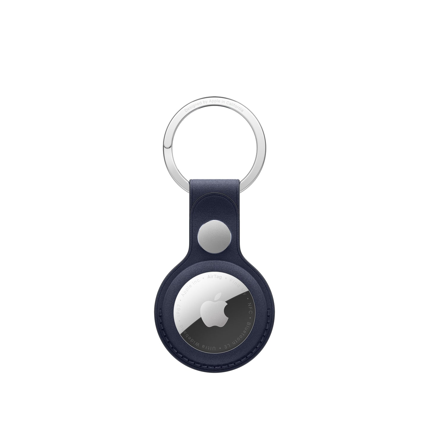 AirTag FineWoven Key Ring - Navy - iSTYLE BG
