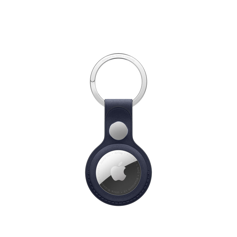 AirTag FineWoven Key Ring - Navy - iSTYLE BG