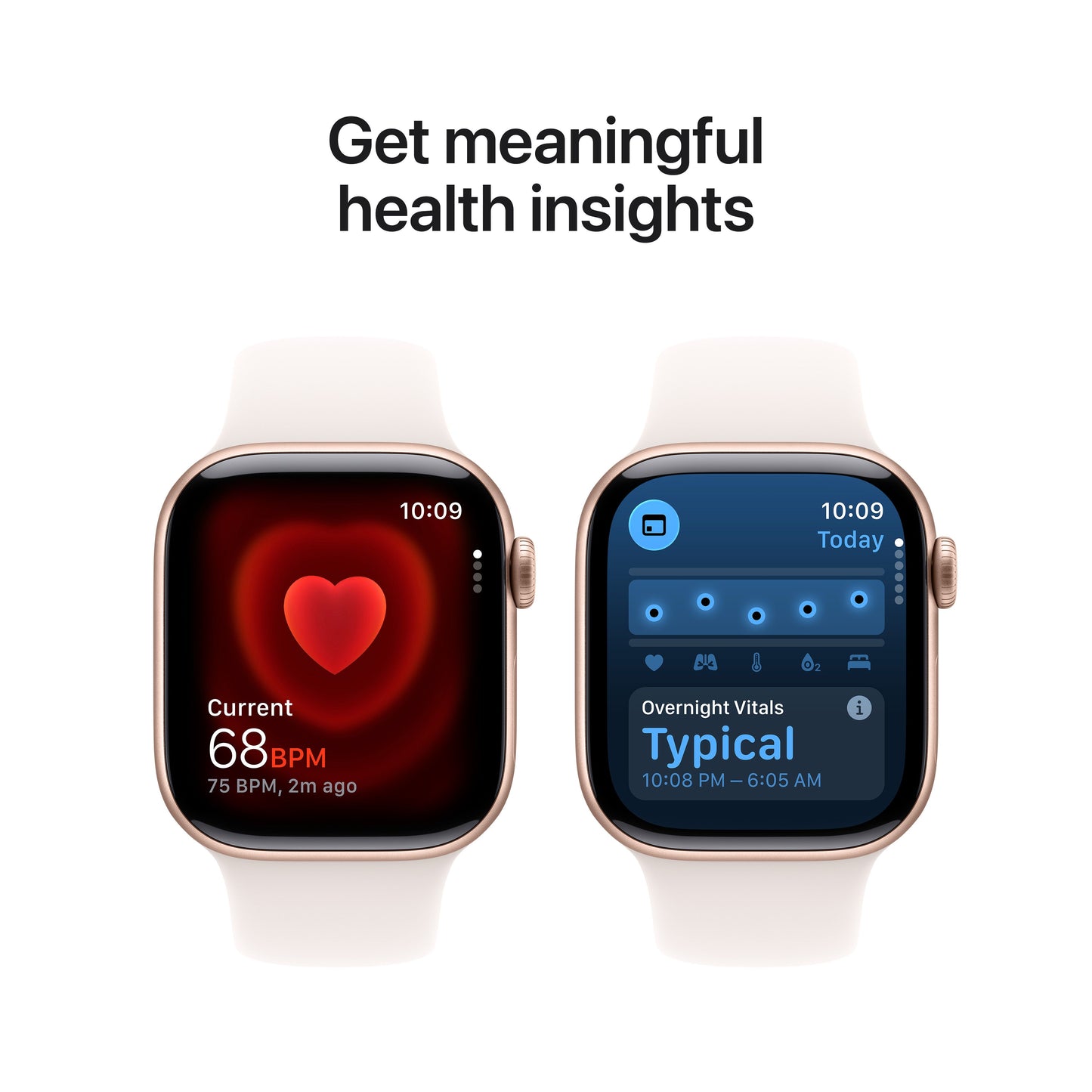 Apple Watch Series 11 GPS 42mm Rose Gold Aluminium Case with Light Blush Sport Band - S/M - iSTYLE BG